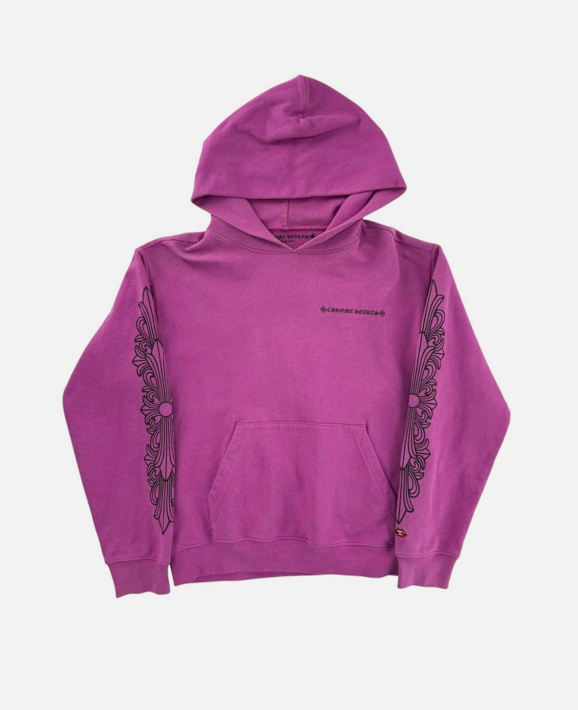CH Purple Spider Web Hoodie front